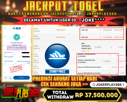 JOKERPLAY365 BUKTI JACKPOT TOGEL 