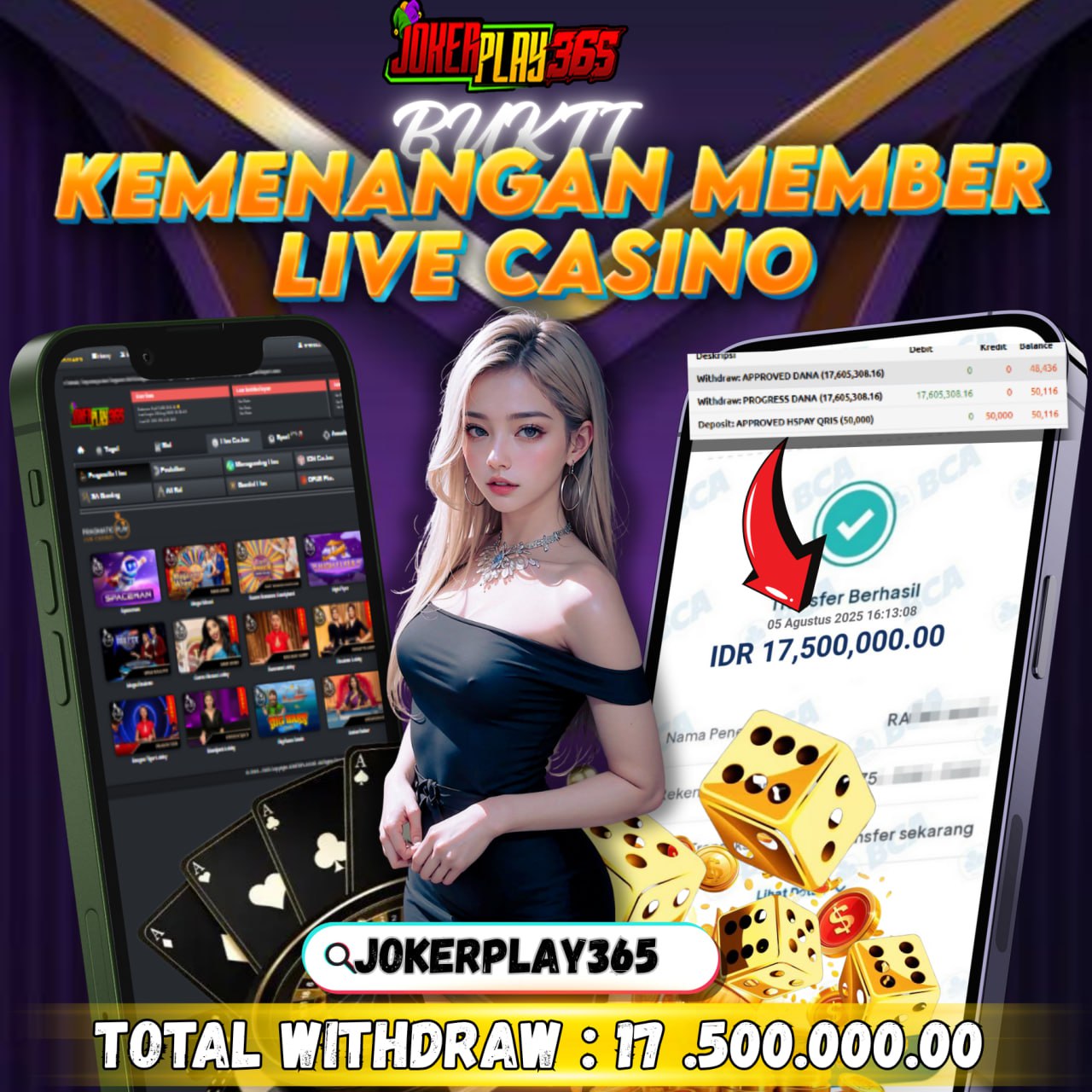 JACKPOT BACCARAT JOKERPLAAY365