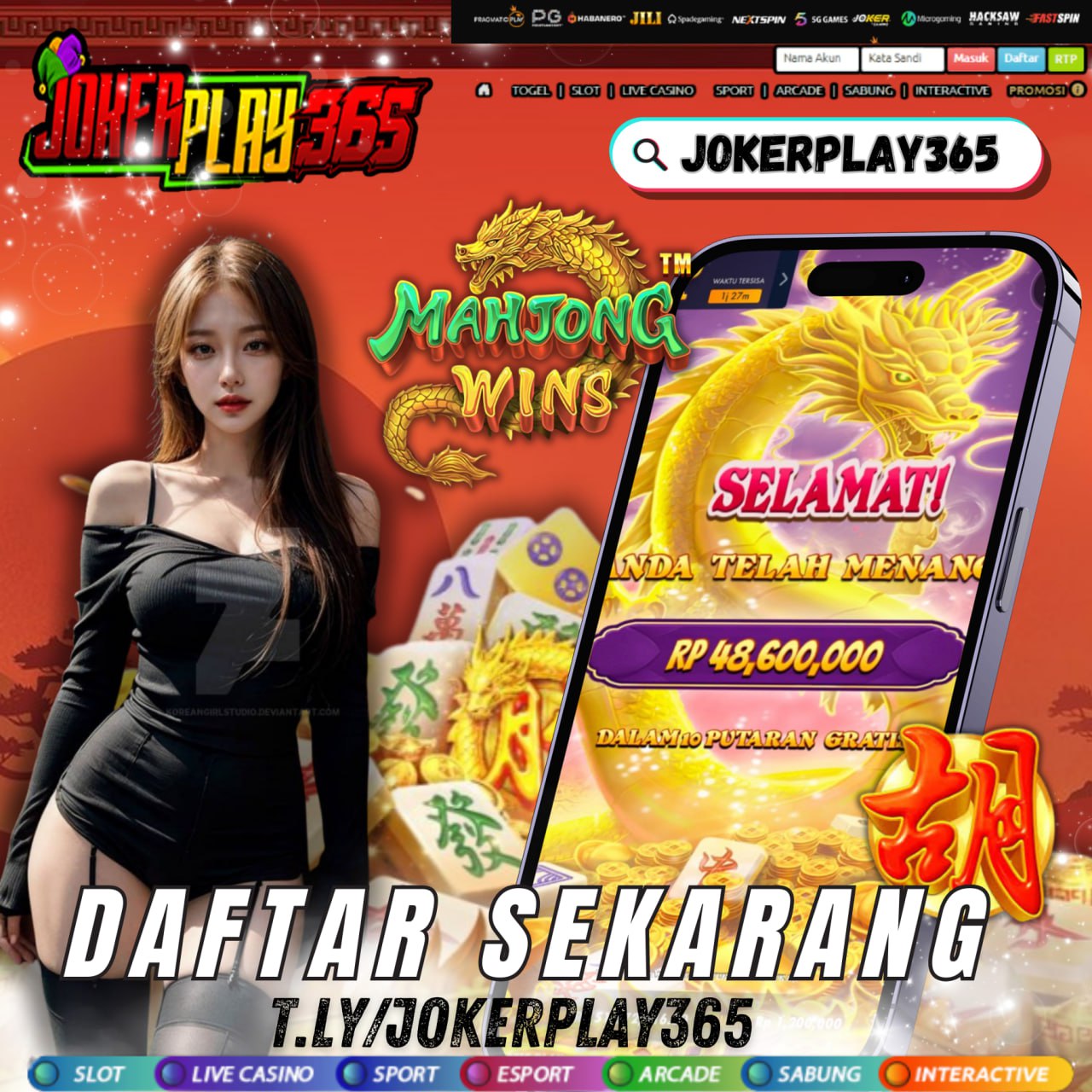 JACKPOT SLOT MAHJONGWAYS JOKERPLAY365